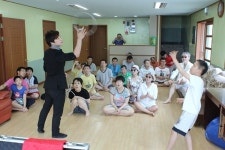 캘리포니아주립대 AMP 원우들, 소망의 동산서 자원봉사 실시