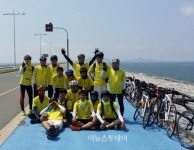 세종시 한솔고, 국토대장정 350Km 달렸다.
