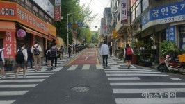 성남시, 성남동 원터로에 보행로 설치