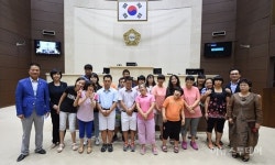 한울장애인공동체 가족 용인시의회 방문