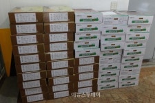 광주 하남동 얼굴 없는 천사 사과-배 50상자 놓고가