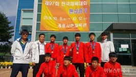 해남공고 펜싱 부활, 전국체전 銅