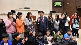 용인시의회, 어린이 의회체험교실 모현초등학교 참여