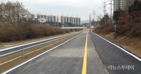 용인시 기흥역세권 하천변 도로 개통
