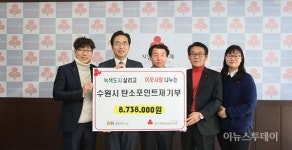 수원시, 탄소포인트 참여자 인센티브 873만원 기부