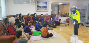[포토] 대전둔산서, 교통사고 예방 안전교육
