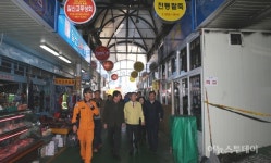 전남도의회, 여수 수산시장 화재현장 방문
