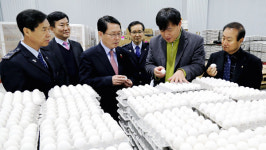 천홍욱 청장, 계란 수입관련 통관현장 방문