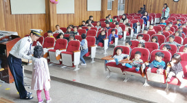 대전둔산서 어린이 교통안전교육 받으세요