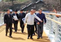 정현복 광양시장, 해상 보도교량 현장점검