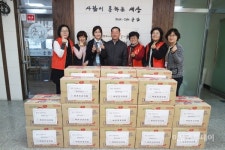 광산구 신창동 바른안과, 사랑의 라면 전달