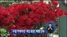 농관원 전남지원, 수입산 절화류 원산지 일제단속