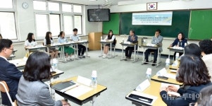 이재정 교육감, 안양 동안고 방문