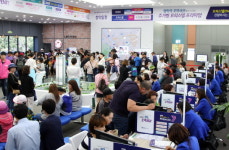 안양 명학역 유보라 더 스마트 견본주택 주말간 1만2000명 몰려