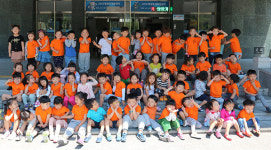 [포토] 정선유치원 경찰서 견학