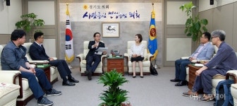 정기열 의장, 사회적 경제 협동조합 임원진 접견