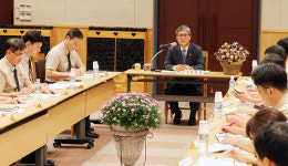 김재현 산림청장, 자연휴양림관리소 첫 방문