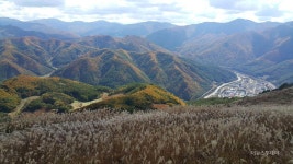 [포토] 정선 민둥산 정상에서 바라본 가을 풍경