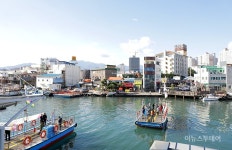 속초 명물 청초호 아바이마을 갯배 재탄생