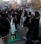 [포토] 강릉강일여고 수능대박 기원
