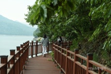 장성호 수변길, 대한민국 대표 걷기길 우뚝