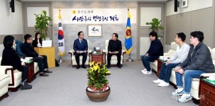 정기열 의장, 화성 하길고 펜싱부 민원 청취