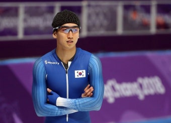 [올림픽] 김준호, 스피드스케이팅 男 500m 중간순위 4위