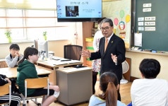 이재정 교육감, 연천 전곡초교 6학년 수업 참여