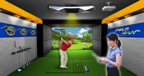 야디지코리아, 천정 일체형 무선방식 타석스크린골프 출시