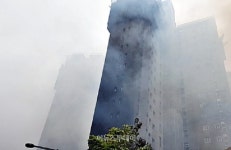 지난 26일 세종시 새롬동 화재...사망 3명, 부상자 37명