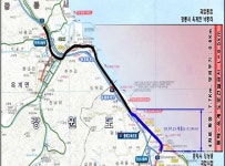 원주국토청, 국도7호선 망상해수욕장 일원 조기개통