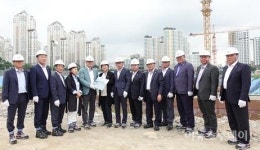 경기도의회 건설위, 광교 신청사 건립 현장방문