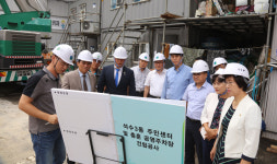 안양시의회 도시건설위원회, 석수3동 행정복지센터 및 충훈 공영주차장 현장 방문 확인·점검
