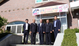 [포토] 고준호 특허심판원장, 구세군 대전 혜생원 방문