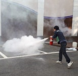 용인시 상하동, 동백119안전센터와 합동소방훈련 실시