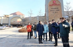 백군기 용인시장, 롯데아울렛 교통 현장 점검