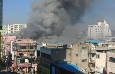 원주 중앙시장 1층 상가서 화재