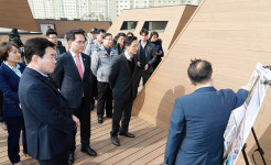 수원 망포4지구 8차선 도로에 어린이 통학로 안전대책 마련