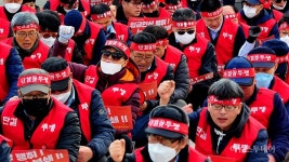 [포토] 오산교통 노조 파업 돌입 버스가 멈췄다