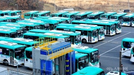 [포토] 오산교통 노조 파업 돌입 버스가 멈췄다