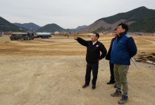 서정두 의창구청장, 관내 산업단지 조성사업 현장 점검