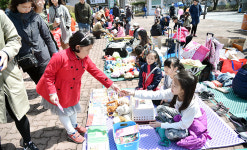 조폐공사 화폐박물관, 4월 7일 벼룩시장 벚꽃길 한마당