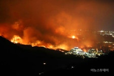 강원 고성 산불 발생…속초로 번져