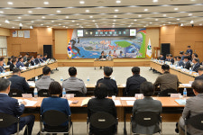 경산시  도내 최대 규모의 체육행사 준비상황 이상무!!