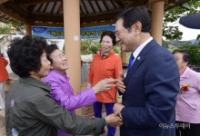 이용섭 광주시장, 임곡동 오룡마을서 현장 경청의 날 진행