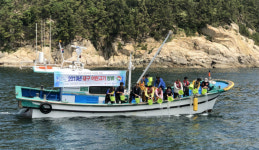 경상남도수산자원연구소,  ‘대구’ 어린 고기 1만 마리 방류