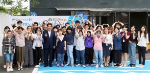 백군기 용인시장, 근로장애인·훈련생 격려