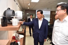 윤화섭 안산시장, 기업SOS 이동시장실 파세코 방문