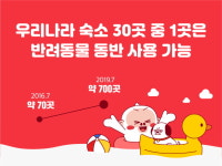 여기어때 “반려동물, 국내 여행 문제 없어”