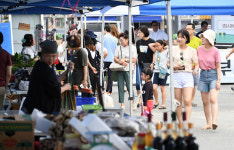 주민 주도 평창 올림픽로드 프리마켓 열려
